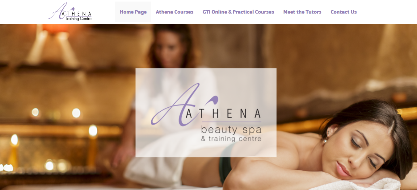 website design wigan athena beauty spa by JPSE Media Website Design and Marketing Wigan